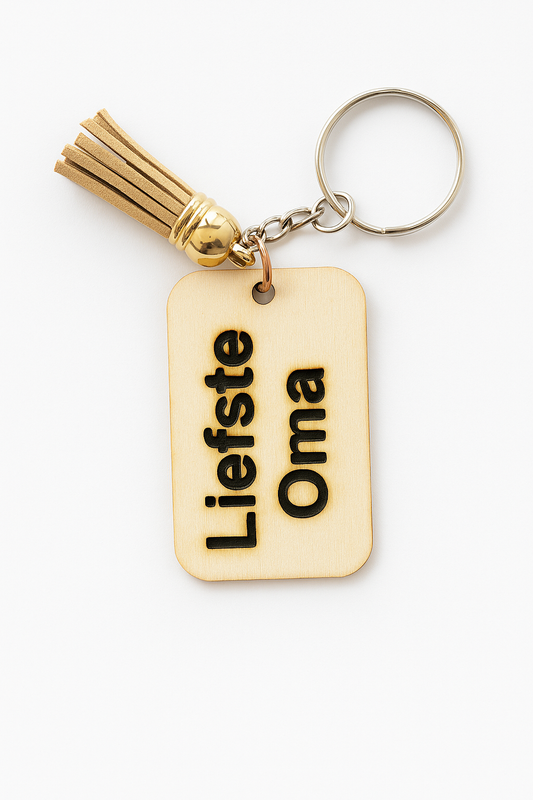 Sleutelhanger "liefste oma "