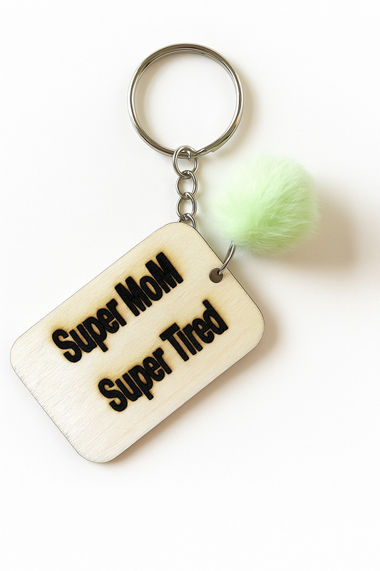 Sleutelhanger "super mom "